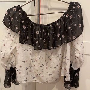 Off the shoulder shirt